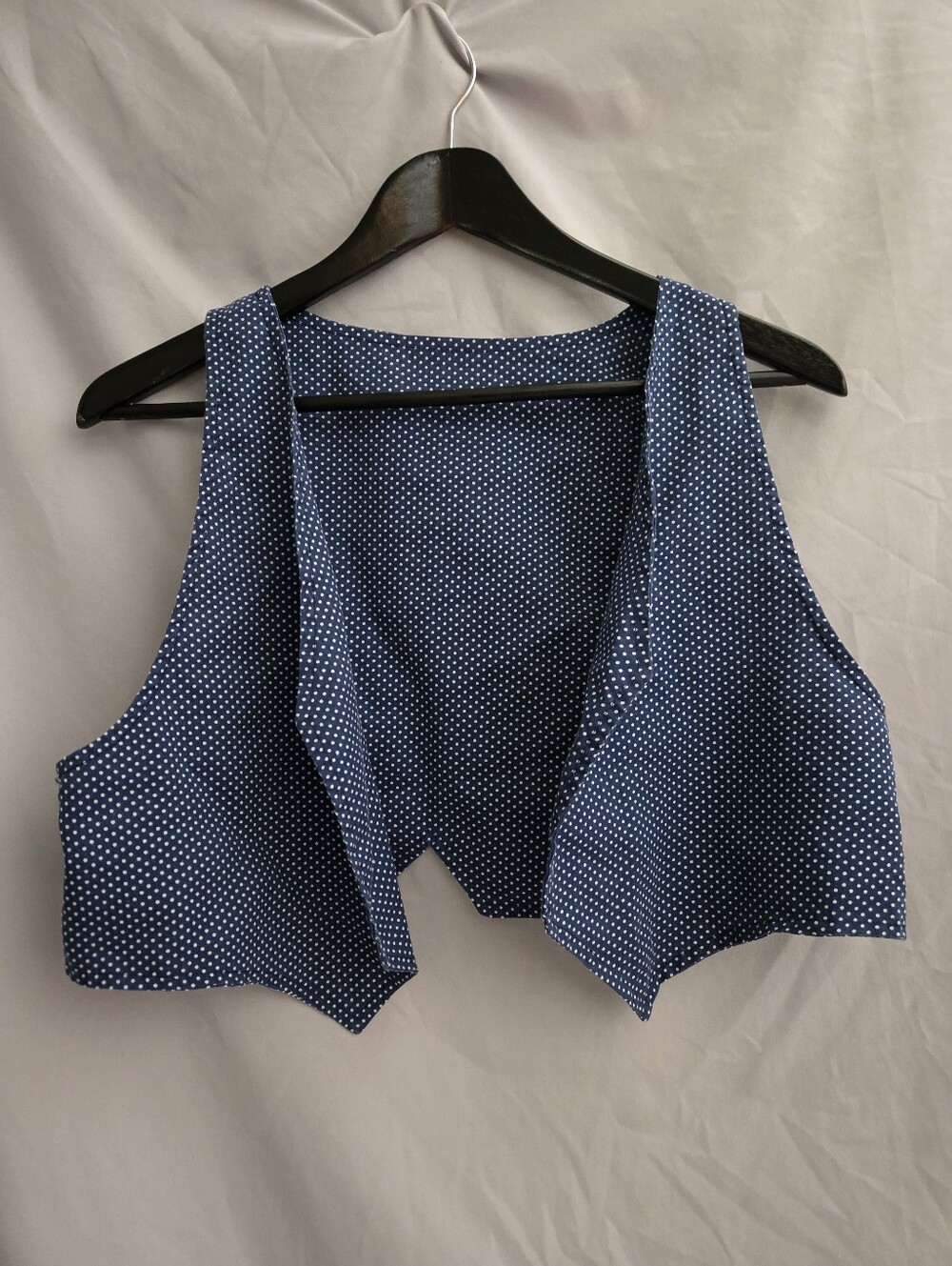 Blue Polka Dot Waistcoat